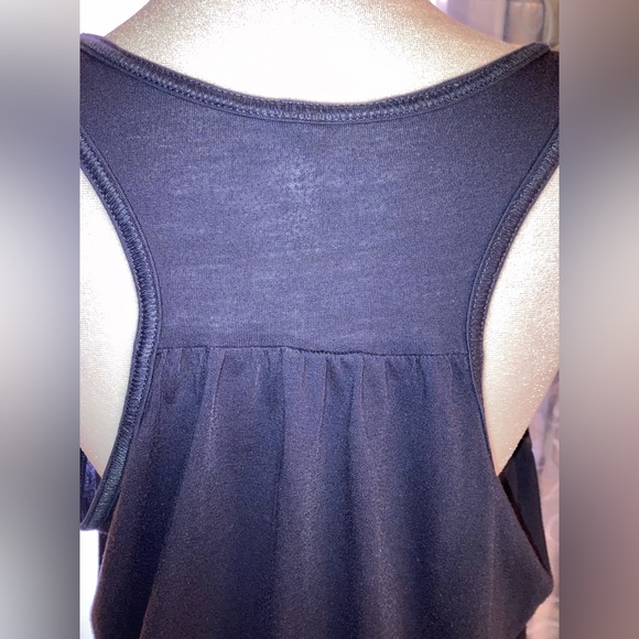 Shiner Texas Beer Tank Top Navy Blue Distressed Reversed Hem XL GUC - Picture 2 of 10